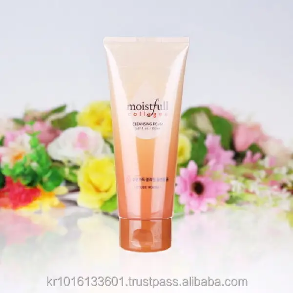 Best Selling Facial Cleanser Etude House Moistfull Collagen Cleansing Foam Deep Cleansing Moist After Face Wash