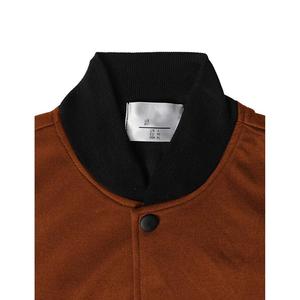 Chaqueta Deportiva Universitaria Personalizada Más Popular con Cuello Alto y Logotipo Bordado en la Parte Delantera, Chaqueta de Invierno de Alta Calidad - Product Image 4