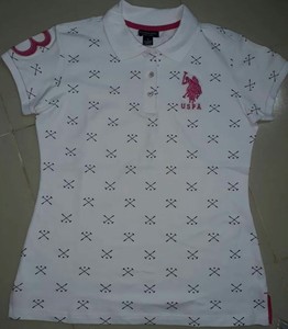 Camisa de algodón 100% de estilo clásico de marca Original para mujer, Polo con estampado completo de Color claro para adultos, ropa informal de primavera - Product Image 3