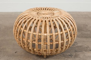 Traditional Style <b>Rattan</b> Ottoman <b>Chair</b> From Vietnam for Living Room Hotel Home <b>Office</b> Use - Product Image 4