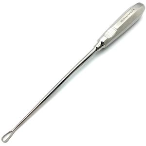 Recamier Uterine Curette Sharp Instrumentos quirúrgicos de acero inoxidable maleable Certificado CE Mahersi - Product Image 3