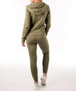 Chándal Deportivo para Mujer, Diseño Personalizado OEM, Color Sólido, Transpirable, Ligero, con Cordón Ajustable, Ajuste Cómodo, Talla Adulto para Invierno - Product Image 3