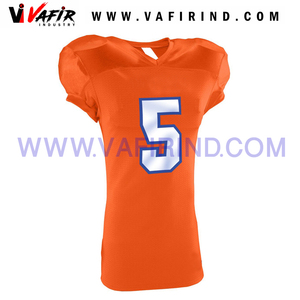 Camiseta de uniforme de fútbol americano de secado rápido para hombre personalizada, camiseta de práctica de entrenamiento transpirable con visualización de nombre y número - Product Image 4