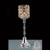 Tasarımcı kristal çay lamba tutucu bir kök