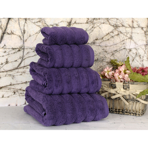MS Home Hot Sale 100% Cotton Disposable Luxury Face Washcloth & <b>Bath</b> <b>Towel</b> 6-Piece <b>Set</b> Quick-Dry Sustainable Spa <b>Towels</b> - Product Image 2