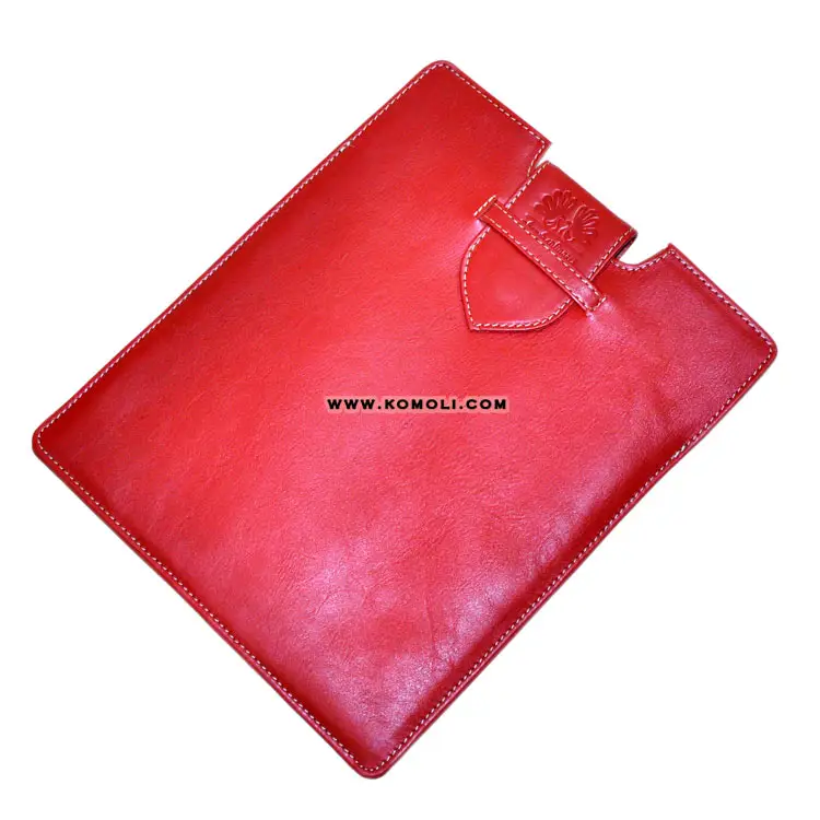Custom genuine leather tablet covers smart cover checkbook cover