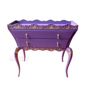อินโดนีเซียเฟอร์นิเจอร์-ฝรั่งเศสสีม่วงคอนโซลเฟอร์นิเจอร์ตาราง - Product Image 1