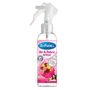 Be Pure 250ml Rose Forever aérosol Spray désodorisant pour bureau à domicile et voiture-Spray tissu rafraîchissant - Product Image 1
