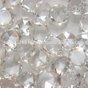 Excelente corte blanco natural VS2 claridad corte Rosa Diamante Suelto pieza de joyería de alta calidad - Product Image 2