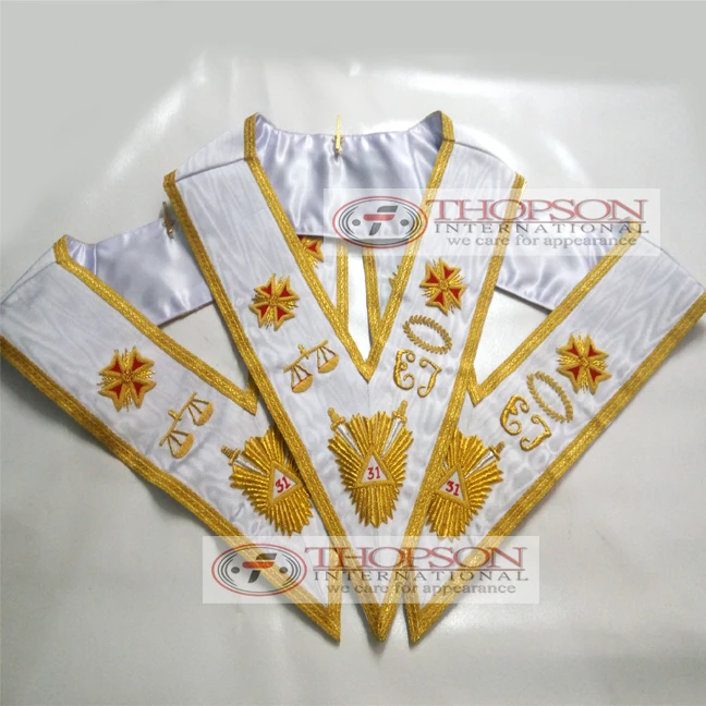 Ошейники Masonic Regalia шотландский рит, 33 градуса | Французские ошейники