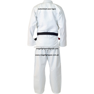 Haute Qualité Sur Mesure Noir Brésilien Jiu Jitsu Gi BJJ Uniforme Motif Conception Broderie 100% Coton Perle Arts Martiaux Porter - Product Image 2