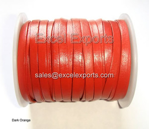 สายหนังธรรมชาติผ้าลูกไม้หนังแท้5มม - Product Image 2