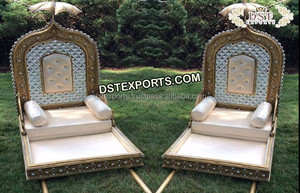 DLI/Palki de madera tallada para novia, madera dorada, aspecto de novia, para boda - Product Image 2