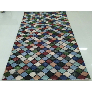 Custom Hand <b>Tufted</b> Woolen Silk Area <b>Rugs</b> and Carpet Set Plain Geometric Pattern in Standard Color for Home Use on Sale! - Product Image 1