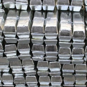 Lead Ingots 99.99% Refined Non-Alloy Pure Metal Stacked With Green Straps - Product Image 2