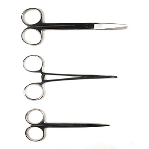 12 pièces 2025 étudiant biologie Dissection Kit cas de haute qualité en acier inoxydable ton argent manuel Instruments chirurgicaux base - Product Image 3