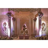 Vente en gros de Mandap pour mariage, colonne romaine, meilleur voile de mariage indien, idées de décoration, pour Images