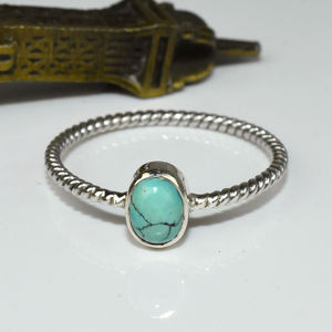 ดูดีรูปไข่สีเขียวฝาสีเขียวขุ่น925แหวนเงิน,925ร้อนขายเครื่องประดับเงิน,925เครื่องประดับเงินสเตอร์ลิง - Product Image 2