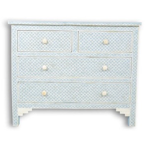 Meubles de chambre à coucher en métal blanc-Armoire de chevet à usage domestique - Product Image 3