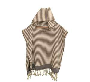 Serviette Pestemal à capuche Poncho PNC-MDS-NVY Nouveau Style Organique Mousseline Bébé Serviette Coton Gaze Super Doux bain plage natation surf. - Product Image 1