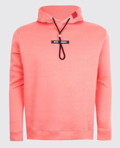 Vente en gros de pulls à capuche brodés en 100% coton uni rouge noir respirant hiver à capuche de nombreux types différents disponibles - Product Image 3