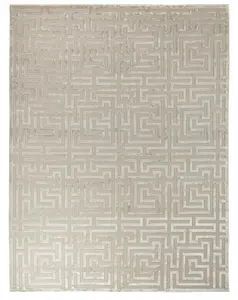 Wholesale modern new design and rugs bamboo silk hand knotted carpets for bedroom decorative home and hotel wool / silk