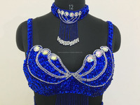 Nouvelles Robes de Danse Orientale Sexy en Satin à Paillettes 2018 pour Adultes – Taille Unique pour Compétitions et Scènes (6-8)