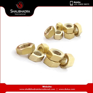 Brass Hex Nut Polished Stainless Steel <b>Fastening</b> Insert Nut Metric Certified Knurled Nut Indian Manufacturer - Product Image 3