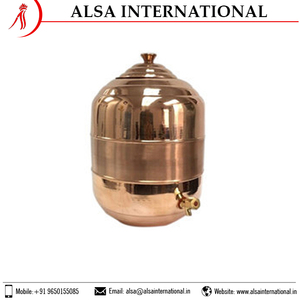 Precio asequible Compre el mejor proveedor duradero de contenedores de agua Matka de olla de cobre de La India Contacto para pedidos al por mayor - Product Image 5