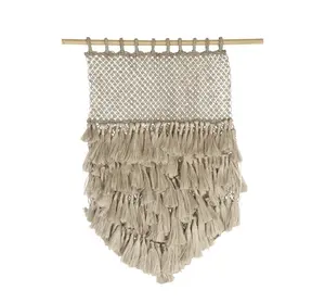 Nouveau concepteur producteur en vrac de coton macramé tenture murale fabricant de gros abordable - Product Image 1