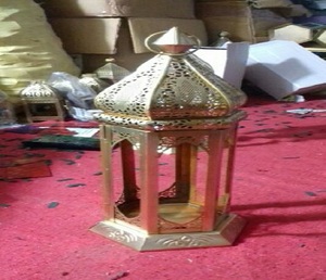 2025 recién llegado, candelabro de Metal en forma de diamante, soporte de linterna, decoración festiva del hogar de fábrica para otros tarros de velas - Product Image 3