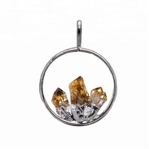 Triple Metal Point Pendant from Eco Rocks Brazil Delicate Jewelry Accessories Crystal Healing