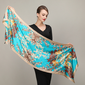 Good Choice Smooth Satin <b>Silk</b> Twill Women <b>Scarf</b> / High Quality Custom Printed <b>Silk</b> <b>Scarves</b> - Product Image 6