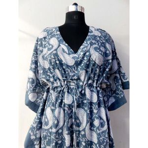 Longue robe de plage, caftan imprimé paisley pour femmes, tunique longue, tenue de soirée, décontractée, à la mode - Product Image 2