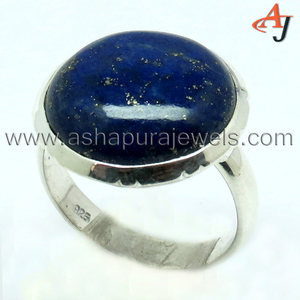 Anillo de Plata de Ley 925 con lapislázuli azul, joyería de plata 925 con lapislázuli azul - Product Image 6