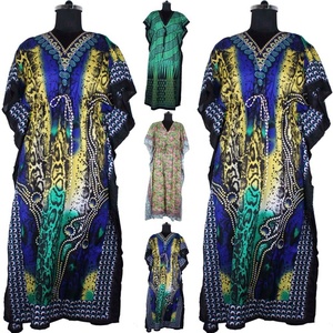 Silk Long <b>Kaftan</b>/Abaya Dress - Product Image 1