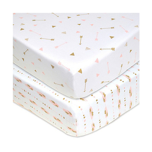 Custom Brand Logo Latest Design Organic Baby Crib Sheets at Wholesale Price - Product Image 5