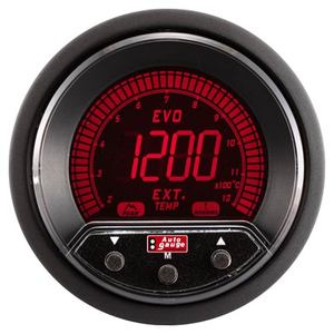 Compteur automatique de 52 mm avec écran LCD et jauge de température des gaz d'échappement du capteur - Product Image 3