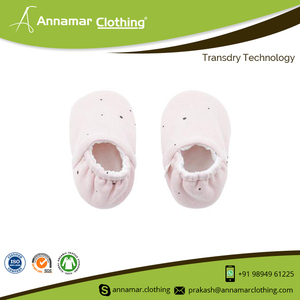 Botines de algodón orgánico para bebé recién nacido, zapatillas personalizadas, algodón 100%, alta calidad, venta al por mayor - Product Image 5