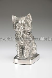 Urna funeraria de latón de conejo, de Brassworld, India - Product Image 5