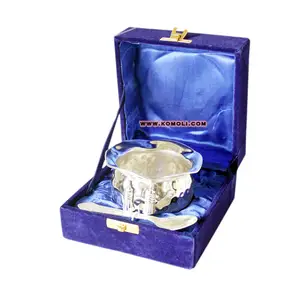 Traditional handi shape silver plated wholesale Diwali return gifts in India