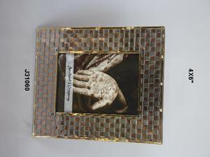 Marco de Fotos de Alta Calidad con Cuentas de Vidrio y Trabajo en Madreperla, Diferentes Colores Disponibles, Decoración del Hogar - Product Image 6