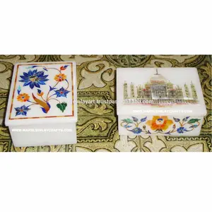 Taj Mahal Decorative Marble Box