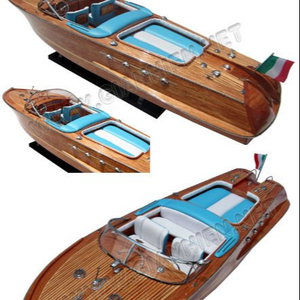 เรือจำลองไม้ RIVA AQUARAMA-ตกแต่งบ้านไม้ - Product Image 1