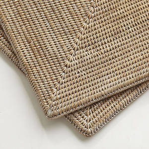 Fabricant d'assiettes de chargeur en rotin tissé à la main personnalisable en osier de bambou naturel durable durable Vietnam - Product Image 2