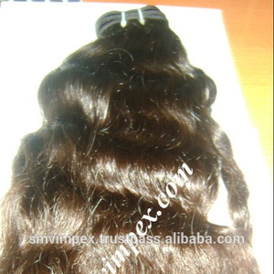 Extensiones de cabello humano indio Virgen sin procesar, venta al por mayor - Product Image 3