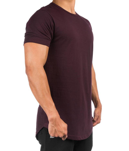 T-shirt unique de haute qualité pas cher personnalisé imprimé Scoop Bottom vêtements de sport hommes pour les amateurs de gym - Product Image 3