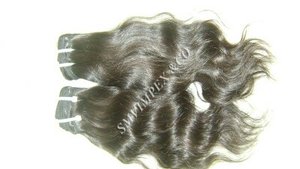 100% cuticules alignées cheveux crus indiens tissage Grade 12a Extensions de cheveux raides en soie vierge. Extension de cheveux Remy sans perte - Product Image 6