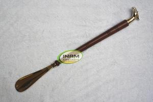 Extreme Quality, Wooden and Brass Eagle Handle Shoe Horn, Designer Eagle Wooden and Brass Spoon Lifter / Shoe Horn - Product Image 3