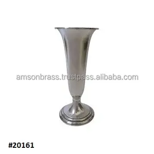 Pilier Église En Métal Fleur Vase Décoratif - Product Image 1